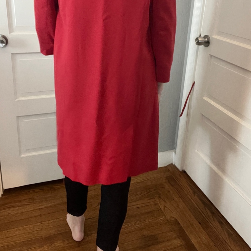 Boden Red Coat Classic Style - Picture 7 of 9